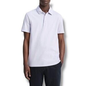 NWT VINCE Garment Dye‎ Cotton Polo Shirt Mens Size Extra Large XL Washed Willow